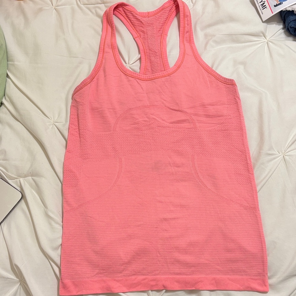 Lululemon Athletica Coral Racerback Tank Top